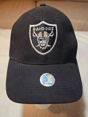 Raiders Cap Official NFL Lightwear Hat Battery Operated Light Up Team Logo